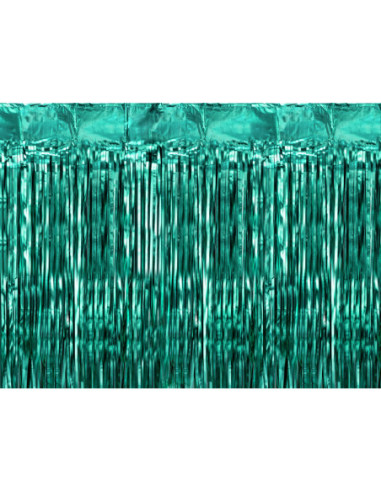 Kurtyna Party, butelkowa zieleń, 100x200cm