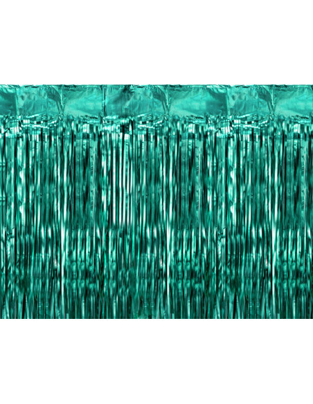 Kurtyna Party, butelkowa zieleń, 100x200cm