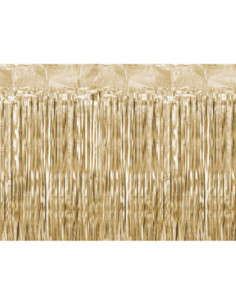 Kurtyna Party, elegancki złoty, 100x200cm