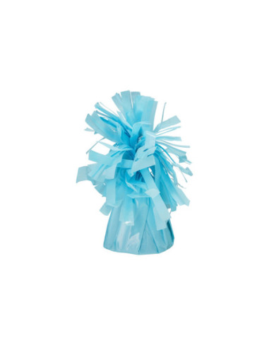 Ciężarek do balonów, foliowy, jasny błękit (1 op. / 4 szt.)
