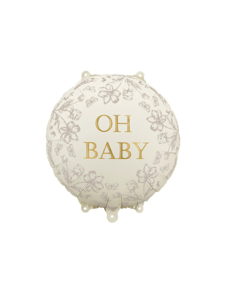 Balon foliowy pastylka Oh Baby, 35x35 cm, mix