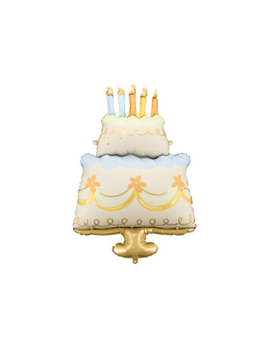 Balon foliowy Tort, 62x104 cm, mix