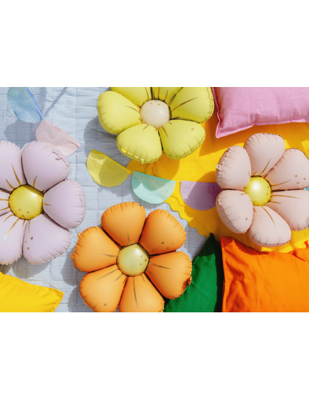 Balony foliowe do girland Stokrotki, średnica 65 cm, mix (1 op. / 4 szt.)