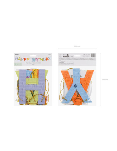 Baner Happy Birthday, 2.2m, mix