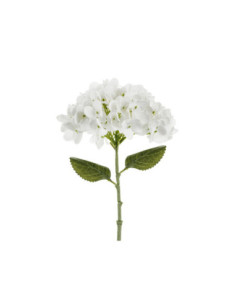 Sztuczny Kwiat - Hortensja, 35 cm, biały