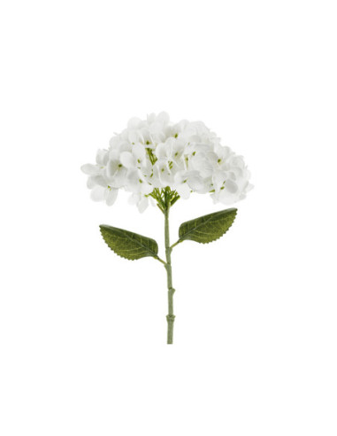 Sztuczny Kwiat - Hortensja, 35 cm, biały