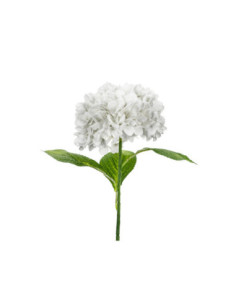 Sztuczny Kwiat - Hortensja Premium, 69 cm, biały