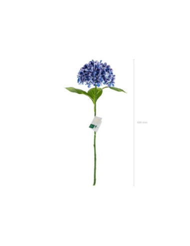 Sztuczny Kwiat - Hortensja Premium, 69 cm, granat
