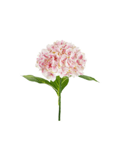 Sztuczny Kwiat - Hortensja Premium, 69 cm, jasny róż