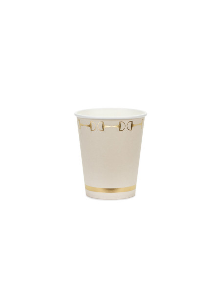 Kubeczki Strzemiona, beż, 220 ml (1 op. / 6 szt.)