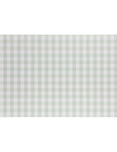 Bieżnik flizelinowy Kratka, szałwiowy, 40x500cm