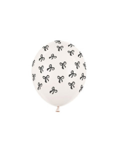 Balony 30 cm, Kokardki, Pastel Off-white (1 op. / 50 szt.)