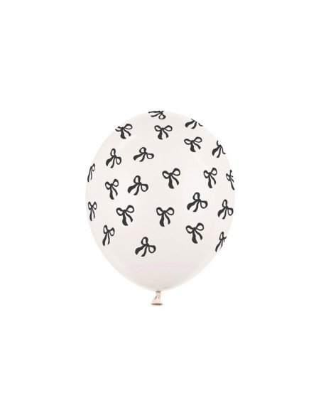 Balony 30 cm, Kokardki, Pastel Off-white (1 op. / 50 szt.)