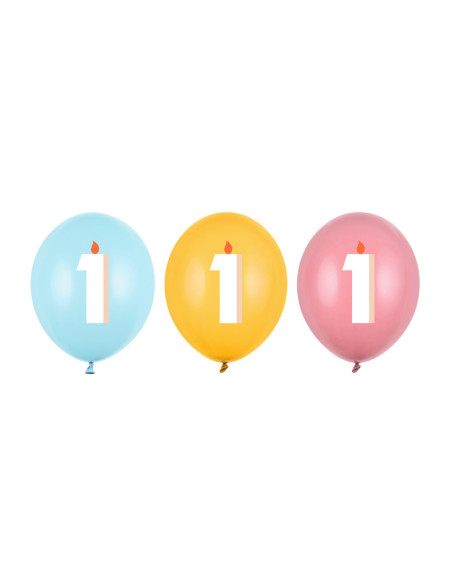 Balony 30 cm, 1, mix (1 op. / 50 szt.)