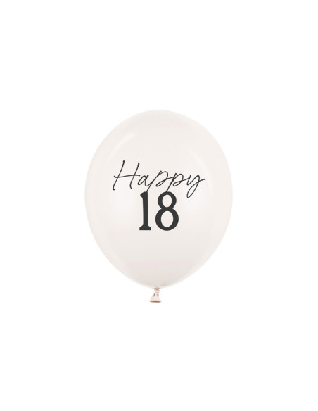 Balony 30 cm, 18, Pastel Off-white (1 op. / 50 szt.)