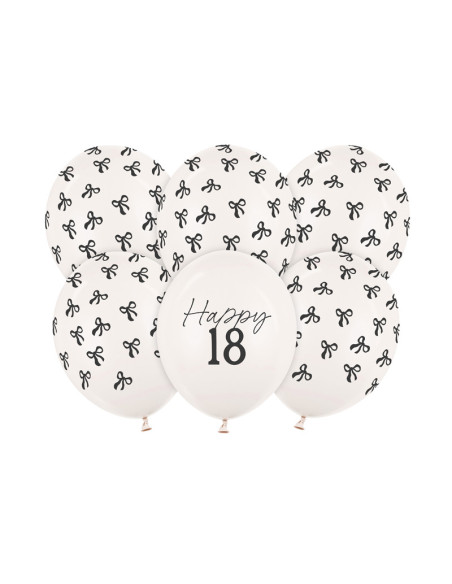 Balony 30 cm, 18, Pastel Off-white (1 op. / 6 szt.)