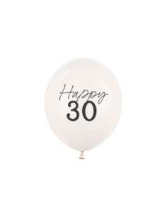 Balony 30 cm, 30, Pastel Off-white (1 op. / 50 szt.)