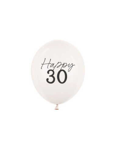 Balony 30 cm, 30, Pastel Off-white (1 op. / 50 szt.)
