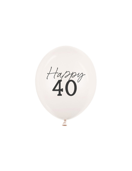 Balony 30 cm, 40, Pastel Off-white (1 op. / 50 szt.)