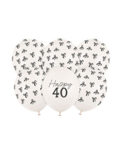 Balony 30 cm, 40, Pastel Off-white (1 op. / 6 szt.)
