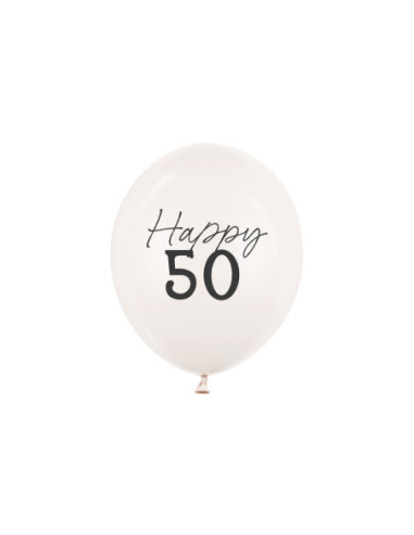 Balony 30 cm, 50, Pastel Off-white (1 op. / 50 szt.)