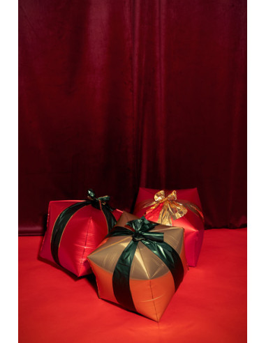 Balony foliowe Prezenty, 34 x 36 cm, mix (1 op. / 3 szt.)