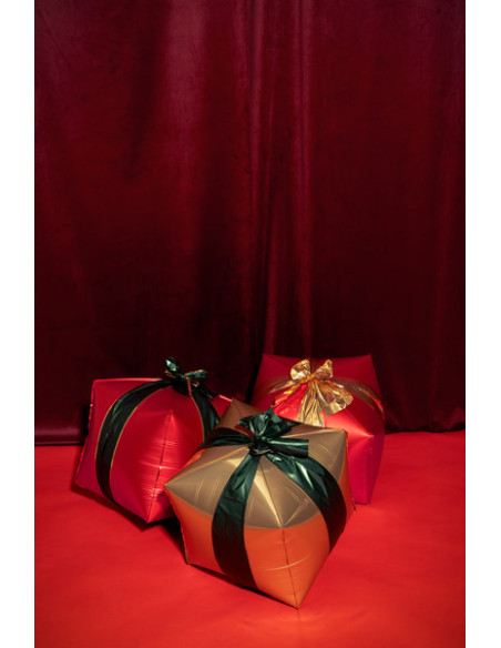 Balony foliowe Prezenty, 34 x 36 cm, mix (1 op. / 3 szt.)