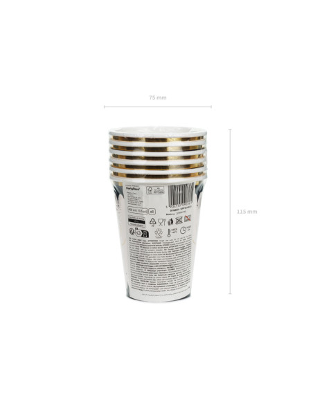 Kubeczki Pająk, mix, 400 ml (1 op. / 6 szt.)