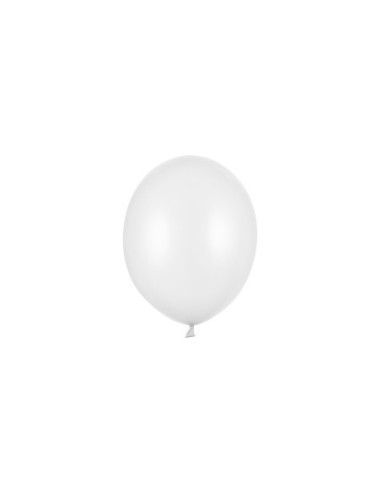 Balony Strong 12cm, Metallic Pure White (1 op. / 100 szt.)