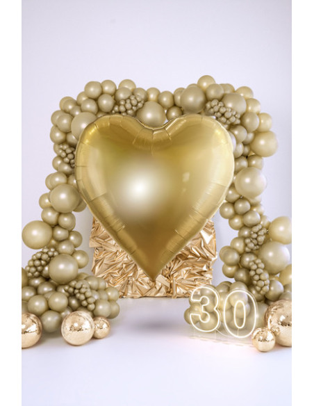 Balony Strong 27 cm, Metallic Cold Gold (1 op. / 10 szt.)