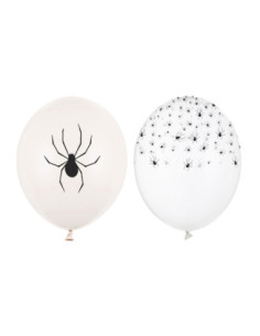 Balony 30 cm, Pająki, mix (1 op. / 50 szt.)