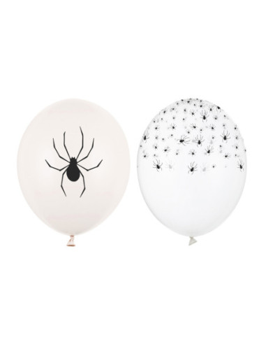 Balony 30 cm, Pająki, mix (1 op. / 50 szt.)