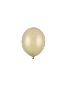 Balony Strong 12 cm, Metallic Cold Gold (1 op. / 100 szt.)