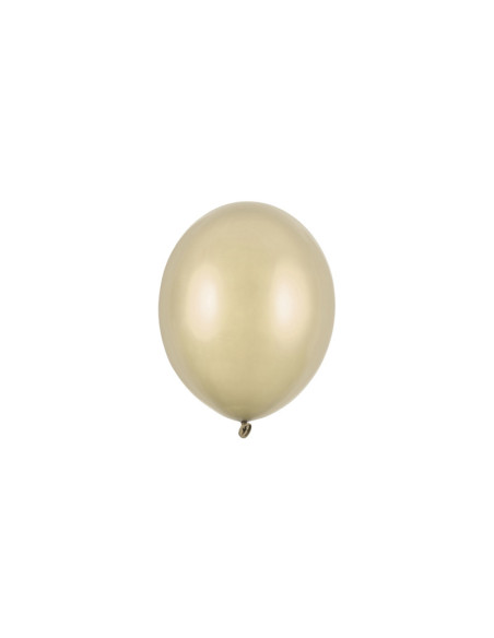 Balony Strong 12 cm, Metallic Cold Gold (1 op. / 100 szt.)
