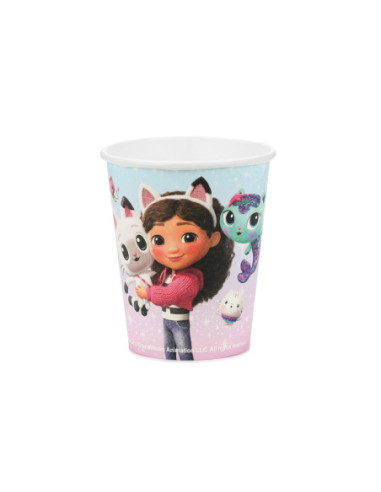 Kubeczki Koci Domek Gabi, mix, 250 ml (1 op. / 6 szt.)