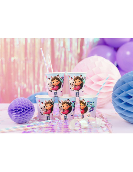 Kubeczki Koci Domek Gabi, mix, 250 ml (1 op. / 6 szt.)