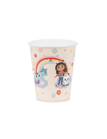 Kubeczki Koci Domek Gabi, mix, 250 ml (1 op. / 6 szt.)