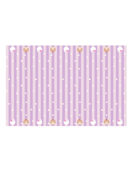Obrus papierowy Koci Domek Gabi, mix, 180 x 120 cm