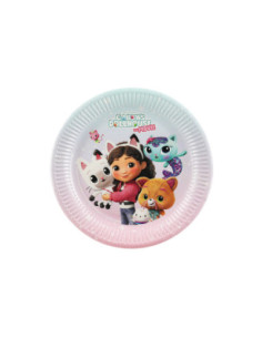 Talerzyki Koci Domek Gabi, mix, 23 cm (1 op. / 6 szt.)