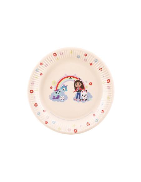 Talerzyki Koci Domek Gabi, mix, 23 cm (1 op. / 6 szt.)