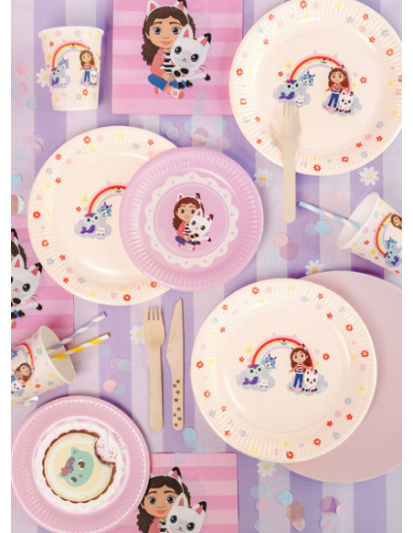Talerzyki Koci Domek Gabi, mix, 23 cm (1 op. / 6 szt.)