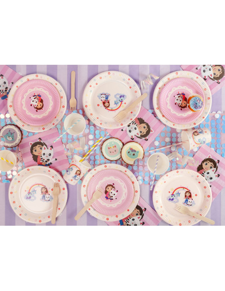 Talerzyki Koci Domek Gabi, mix, 18 cm (1 op. / 6 szt.)