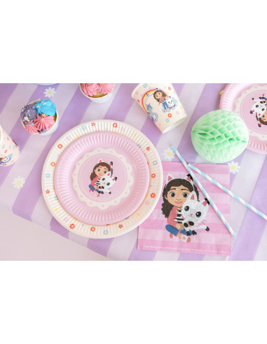 Talerzyki Koci Domek Gabi, mix, 18 cm (1 op. / 6 szt.)
