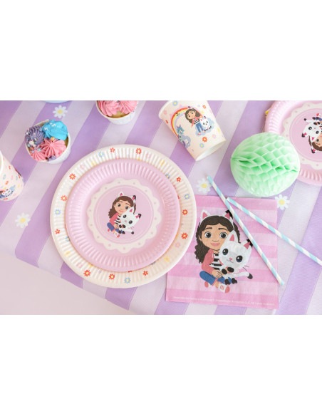 Talerzyki Koci Domek Gabi, mix, 18 cm (1 op. / 6 szt.)