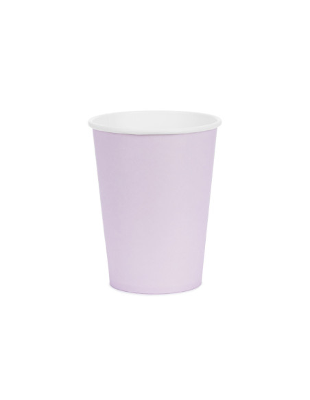 Kubeczki papierowe, lawenda, 250ml (1 op. / 6 szt.)
