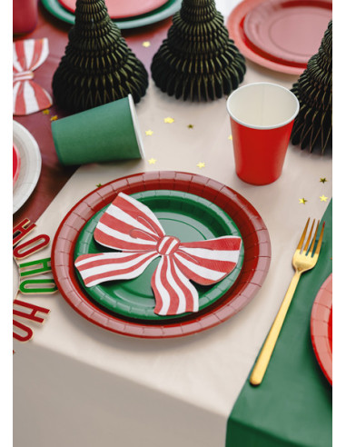 Kubeczki papierowe, ciemny zielony, 250ml (1 op. / 6 szt.)