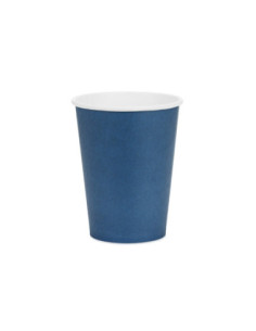 Kubeczki papierowe, granatowy, 250ml (1 op. / 6 szt.)