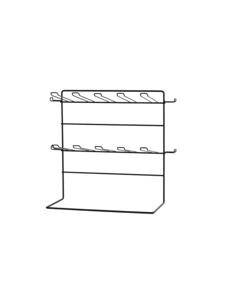Ekspozytor metalowy mały, 43x20,5x41 cm, czarny