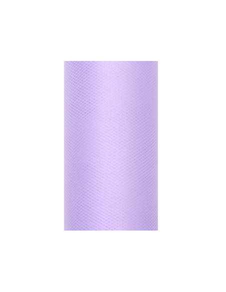 Tiul gładki, liliowy, 0,3 x 9m