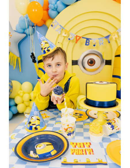 Czapeczki Minionki, 16 cm, mix (1 op. / 6 szt.)